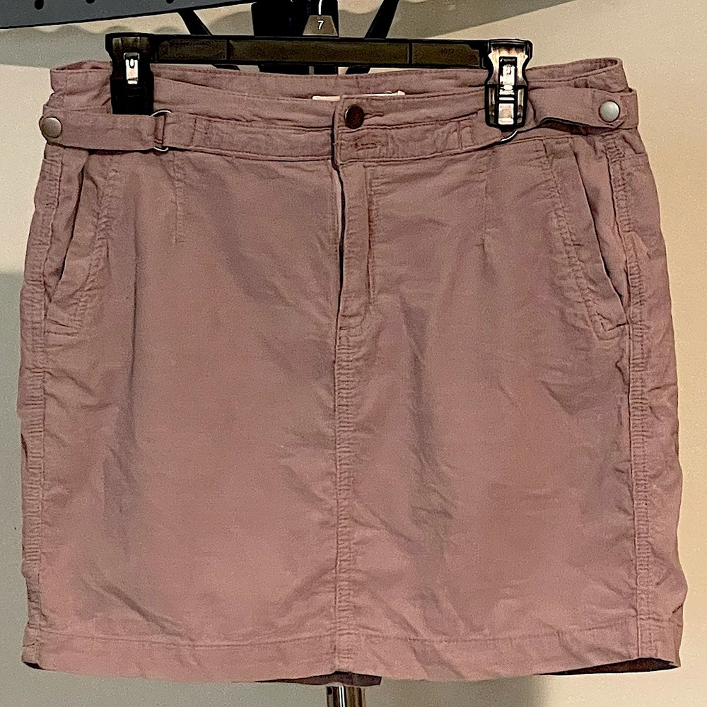 Lavender corduroy skirt
